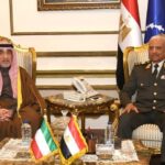 القوات المسلحة.. وزير الدفاع والإنتاج الحربى يلتقى النائب الأول لرئيس مجلس الوزراء وزير الدفاع وزير الداخلية الكويتى