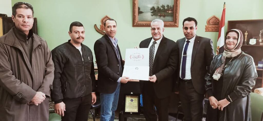 المنظمة الدولية لحقوق الإنسان تكرم كوادر العمل بقناة الصعيد