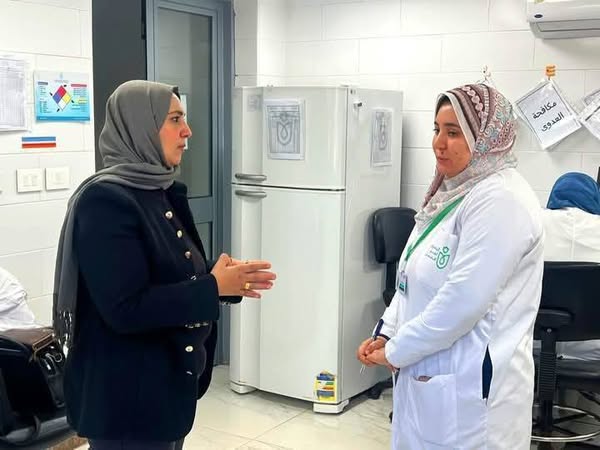 “مدير فرع الهيئة بالاسماعيلية يتفقد مركز طب أسرة الواصفية، فى جولة المرور الصباحية