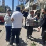 رئيس حي الشرق ببورسعيد، تقود حملة إشغالات مكبرة