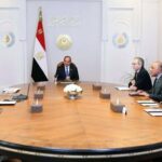 السيد الرئيس عبد الفتاح السيسي، اليوم، مع السيد “هنري بوبار”، رئيس مجلس إدارة شركة “ألستوم الفرنسية العالمية”،
