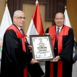 جامعة المنصورة تمنح النائب العام المصري الدكتوراه الفخرية تقديرًا لإسهاماته في دعم العدالة كتب : حامد خليفة