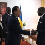 مدبولي يشارك في حفل تنصيب الرئيس الجابوني بريس نجيما نيابة عن فخامة السيد الرئيس عبد الفتاح السيسي متابعه/تامر عامر
