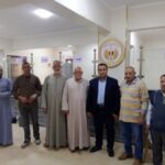 المهندس / أحمد الجنزوري ومتابعة تجهيزات الشهر العقاري بقرية البلاشون  متابعة /د.عبدالهادي الكناني