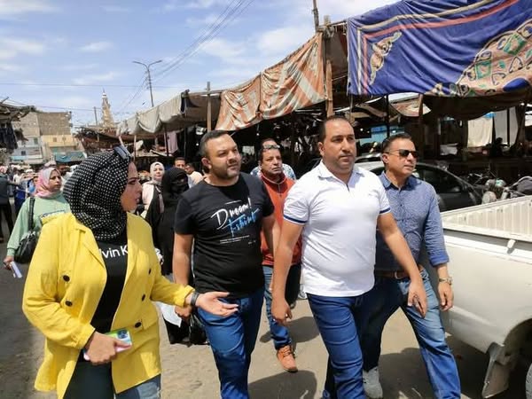 حملة مكبرة لضبط الأسواق بمحال الجزارة والأسماك والعلافة والعطارة بسوق الجمعة كتب/طلعت مرسى إبراهيم