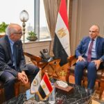 وزير الري يبحث مع مدير معهد البحر الأبيض المتوسط للمياه تعزيز التعاون البحثى في مجال المياه كتب شادي فتحي