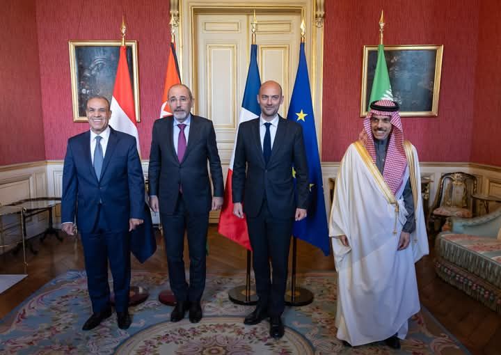 الخارجية..البيان المشترك للإجتماع الوزارى لمصر والسعودية والأردن بالعاصمة باريس حول التطورات بقطاع غزة متابعة / خالد عبدالعزيز