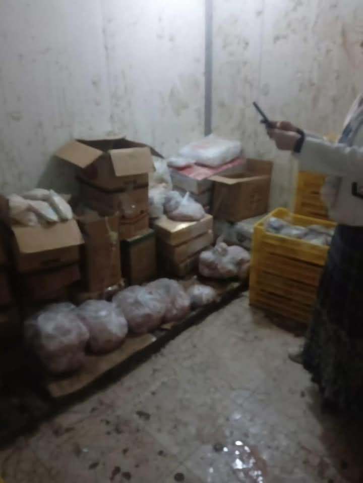 بيطرى الشرقية يضبط (2 طن و70 كجم) لحوم و دواجن و كبده مجمدة مخالفة بالشرقية