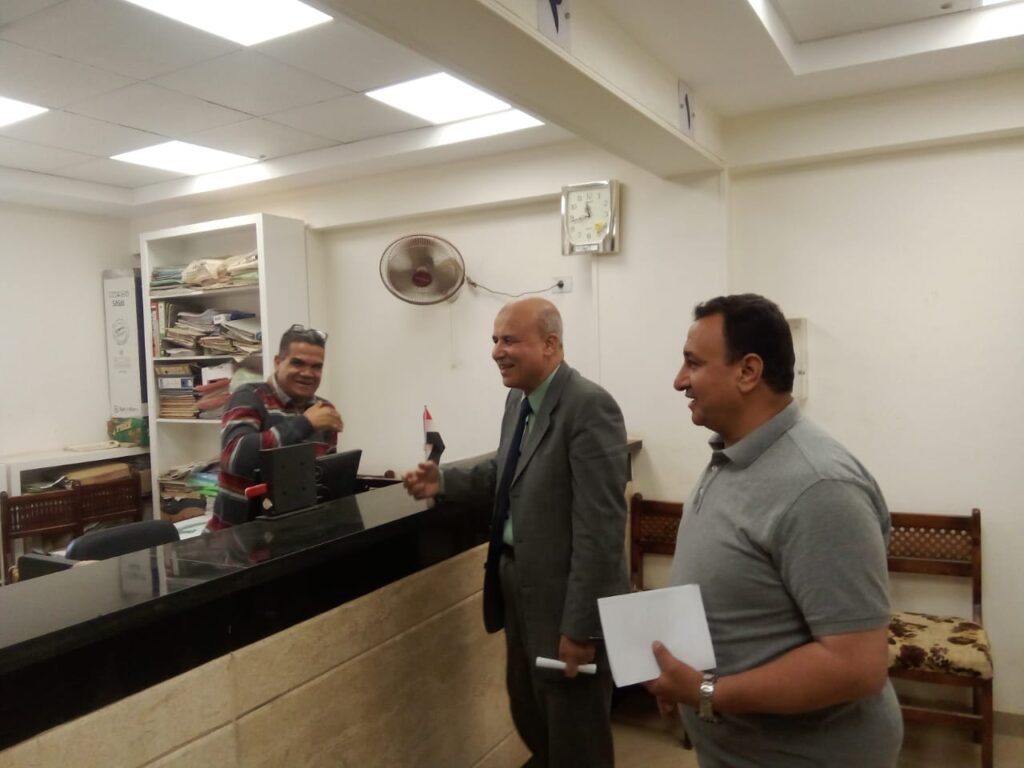 رئيس مركز ومدينه بلبيس في زيارة تفقدية للوحدة المحلية بالبلاشون كتب /د.عبدالهادي الكناني