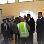 في أول أيام العيد  الشاذلي يتابع العمل بمحطات الصرف الصحي بالسويس