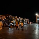 وصول 306 حاج و7 باصات لميناء نويبع البحري
