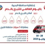 إنطلاق فعاليات حملة “تبرعك بالدم حياة” بالبحيرة بدءاً من السبت القادم وعلى مدار ثلاثة أيام