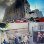شكر وتقدير لرجال الحماية المدنية والمهندسين والفنيين والعمال بقطاع الاتصالات