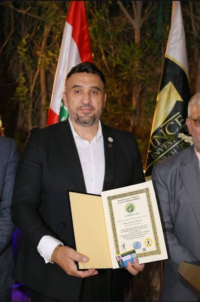 “وسام السلام العالمي يتوج مسيرة هشام درويش الإنسانية”