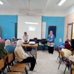 القبيصي يتابع أنشطة نادي اليونسكو بمدرسة الفيوم الثانوية للبنات