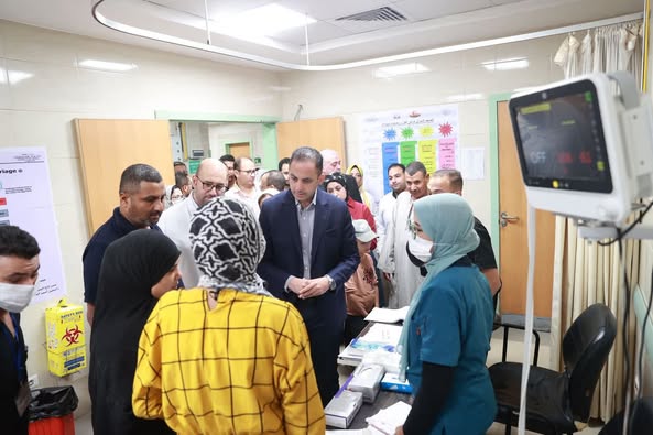 نائب وزير الصحة يزور مستشفيات ملوي لمتابعة وتحسين الخدمات الطبية