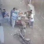 اعتارض مسن وتغرق العيش بالجاز فى الشرقية