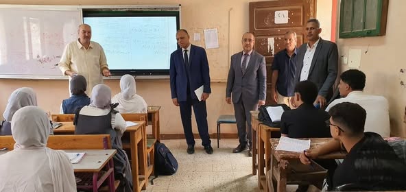 ومازالت جولات عبد الحكم مستمرة لليوم الثاني على التوالي لتعليم المنوفية .