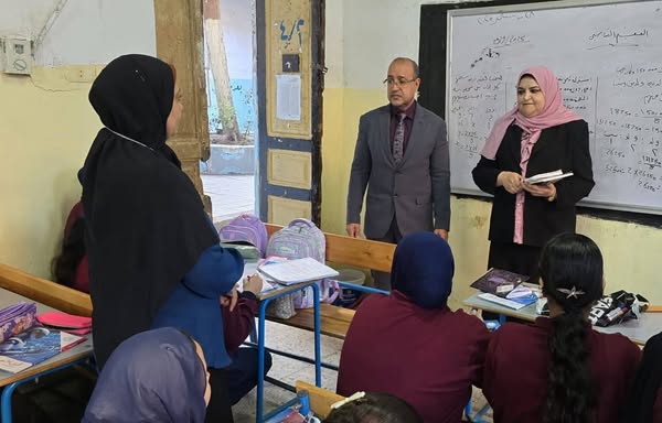 مدير تعليم المنوفية يتابع سير انتظام العملية التعليمية بإدارة شبين الكوم التعليمية.