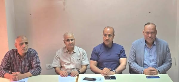 مدير تعليم المنوفية في اجتماع مع مديري مدارس التعليم الثانوي بإدارة منوف التعليمية.