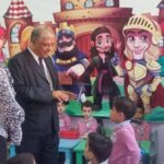 وكيل المديرية في متابعة لبعض مدارس إدارة شبين الكوم التعليمية.