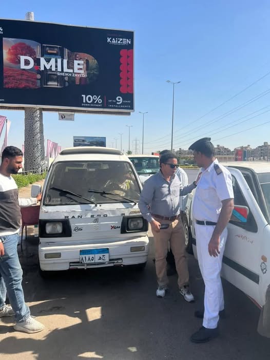 جهاز مدينة الشيخ زايد يواصل حملاته الميدانية لضبط المخالفين والإشغالات