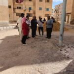 متابعة تطوير حي الشروق بمطروح ميدانيًا