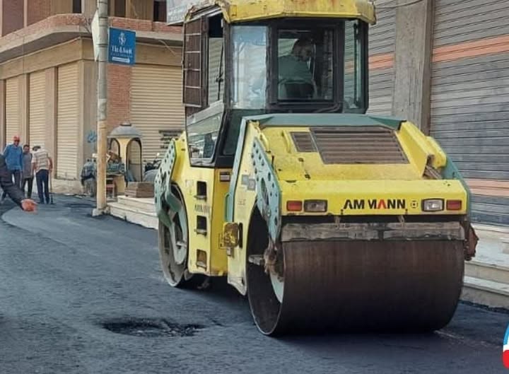 إستمراراً رفع كفاءة البنية التحتية وتطوير شبكة الطرق بالبحيره