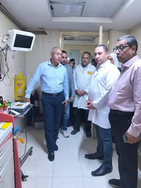 مرور مفاجئ لوكيل صحة الجيزة على مستشفى البدرشين لضمان جودة الخدمات الطبية