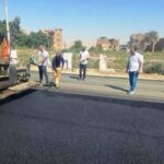 محافظ سوهاج يتفقد أعمال تطوير طريق ساقلتة الزراعي