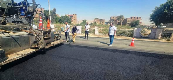 محافظ سوهاج يتفقد أعمال تطوير طريق ساقلتة الزراعي
