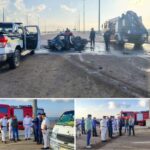 محافظ الإسكندرية يتفقد موقع حادث الطريق الدولي