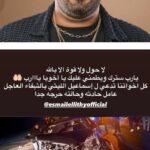 إصابة الفنان إسماعيل الليثي في حادث تصادم مروع بالمنيا