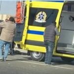 إصابة 8 أشخاص في تصادم ميكروباص وأجرة بطريق دفنو في الفيوم