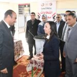 محافظ البحيرة تتفقد عدد من اللجان الإنتخابية بكوم حمادة