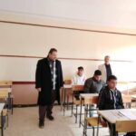 مدير عام التعليم الفني يتابع امتحانات التحريري والعملي والمعملي بالثانوية الصناعية بالبتانون .
