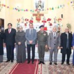 قيادات السويس تشارك الأقباط احتفالات عيد الميلاد المجيد