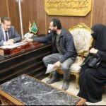 محافظ المنوفية خلال لقائه الدوري بالمواطنين صرف معونات وتوفير فرص عمل.