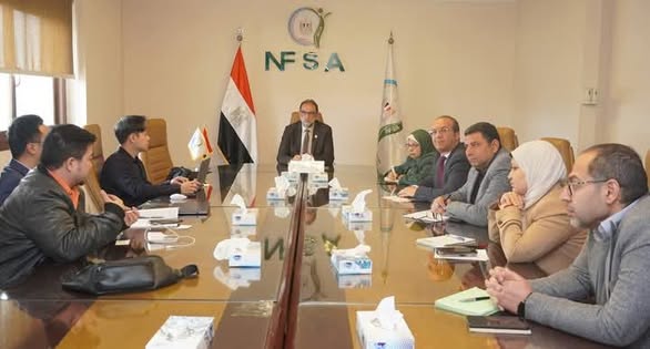 رئيس الهيئة القومية لسلامة الغذاء يستقبل وفد شركة فوشان هايتيان