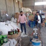 ضبط مصنع منظفات غير مرخص بالفيوم