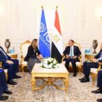 وزير الخارجية يلتقي المديرة العامة للمنظمة الدولية للهجرة