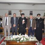 مدير تعليم البحيرة يقدم التهنئة لنيافة الأنبا إيلاريون والاخوة المسيحين بمقر المطرانية بدمنهور