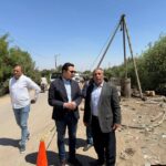 بتكلفة 6 ملايين جنيه.. متابعة ميدانية لإنشاء حائط ساند لحماية طريق «بحر تلات» بالفيوم