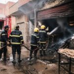 إخماد حريق داخل مخبز بعزبة المنشية في طامية دون إصابات