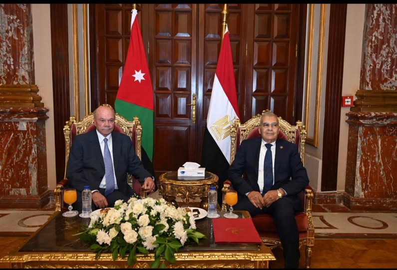 رئيس مجلس الشيوخ يستقبل رئيس مجلس الأعيان الأردني لبحث سبل تعزيز العلاقات الثنائية
