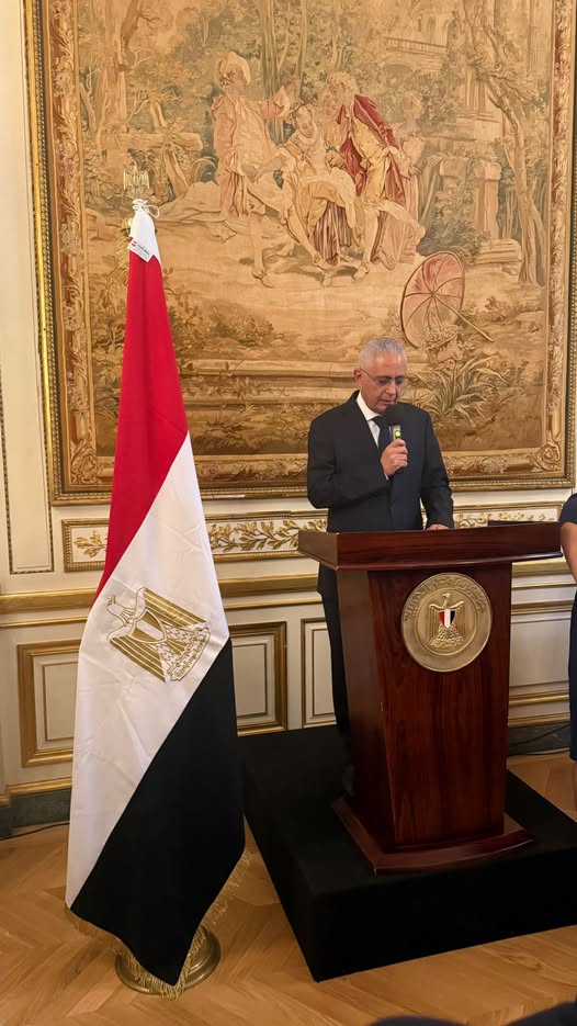 سفير مصر بفرنسا يقيم حفلًا رسميًا بمناسبة العيد القومي لجمهورية مصر العربية في باريس