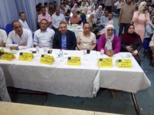بالصور.. مدرسة الأمين الخاصة تكرم أوائل الشهادة الإعدادية بنادي المعلمين بادكو